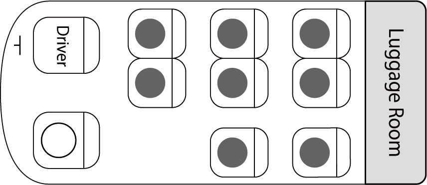 ハイエース内面図
